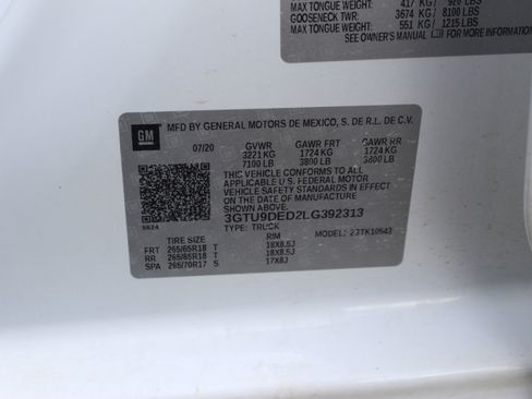 Used 2020 GMC Sierra 1500 SLT image 37