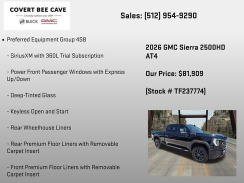 New 2026 GMC Sierra 2500 AT4 w/ AT4 Premium Plus Package AWD/4WD image 6