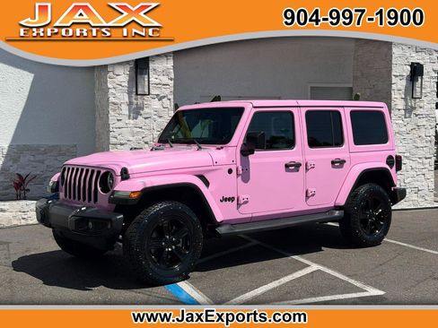 Used 2021 Jeep Wrangler Unlimited Sahara image 1