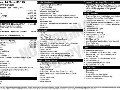 Used 2022 Chevrolet Blazer RS w/ Enhanced Convenience Package FWD image 5