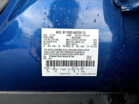 Used 2022 Ford Explorer XLT w/ Equipment Group 202A RWD image 21