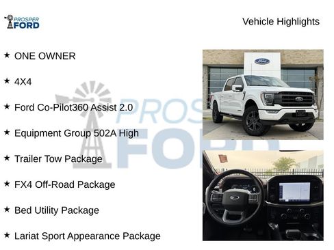Used 2023 Ford F150 Lariat w/ Equipment Group 502A High AWD/4WD image 5