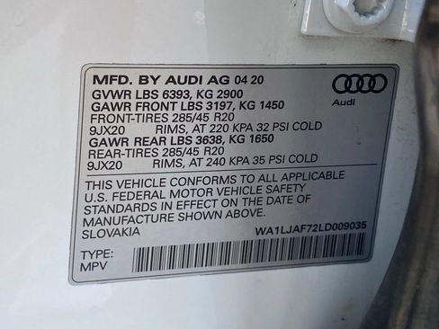 Used 2020 Audi Q7 2.0T Premium Plus w/ Premium Plus Package AWD/4WD image 34