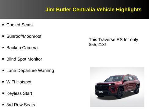 Used 2026 Chevrolet Traverse RS AWD/4WD image 11