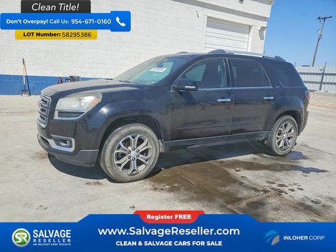 Used 2016 GMC Acadia SLT w/ Open Road Package FWD image 1