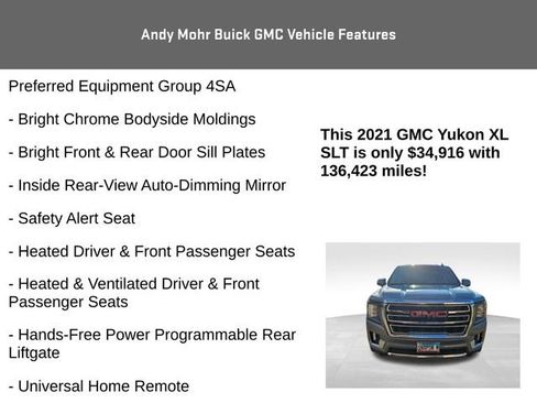 Used 2021 GMC Yukon XL SLT w/ SLT Luxury Plus Package image 8