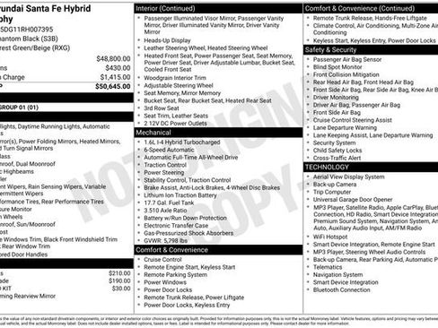 Certified 2024 Hyundai Santa Fe Calligraphy AWD/4WD image 8