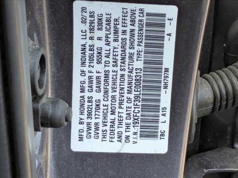 Used 2020 Honda Civic EX image 15