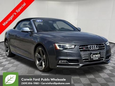Used 2017 Audi S5 3.0T Cabriolet w/ Technology Package AWD/4WD image 1