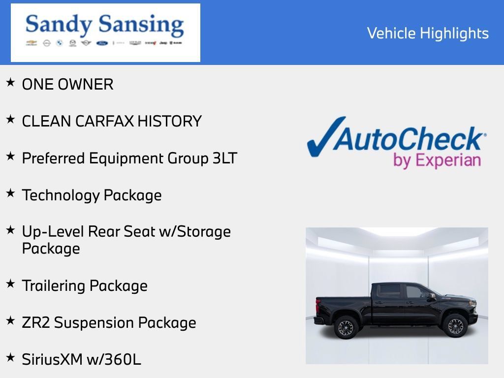 Used 2024 Chevrolet Silverado 1500 ZR2 w/ Technology Package AWD/4WD image 7