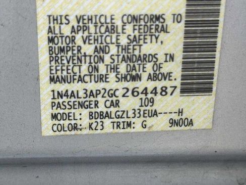 Used 2016 Nissan Altima 2.5 S w/ Power Driver Seat Package image 9