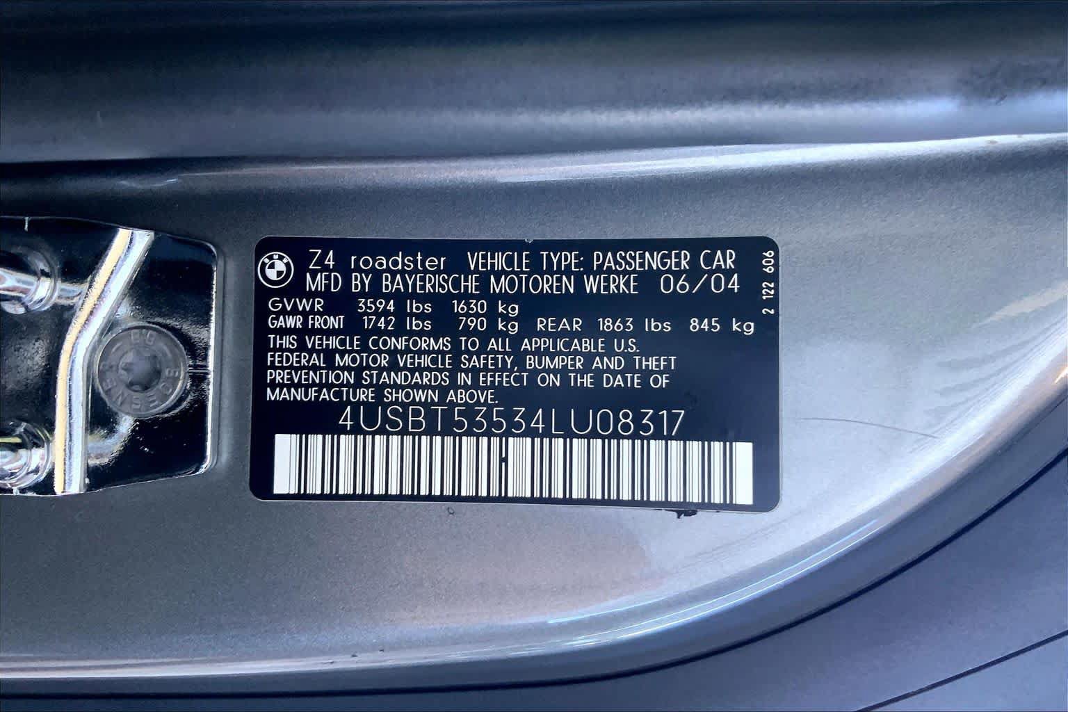 Used 2004 BMW Z4 3.0i RWD image 26