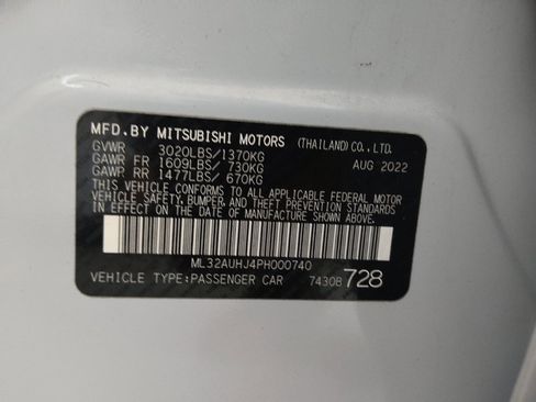 Used 2023 Mitsubishi Mirage ES FWD image 33