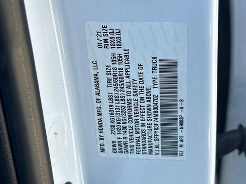 Used 2021 Honda Ridgeline RTL-E image 27