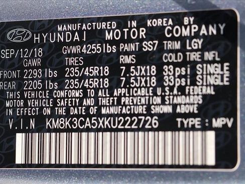 Used 2019 Hyundai Kona Limited AWD/4WD image 16