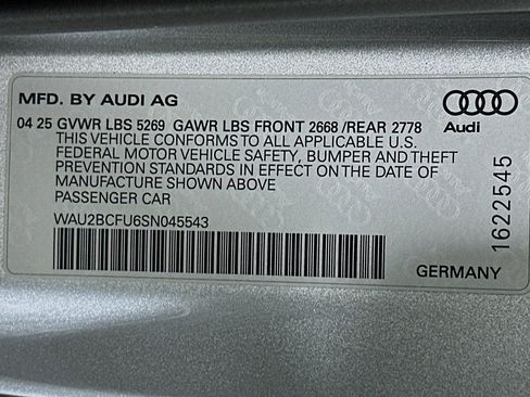 Used 2025 Audi A5 2.0T Premium Plus w/ Premium Plus AWD/4WD image 24