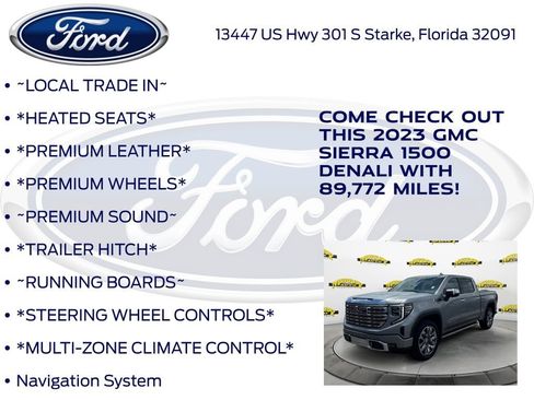 Used 2023 GMC Sierra 1500 Denali w/ Denali Reserve Package AWD/4WD image 15