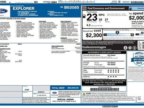 Used 2025 Ford Explorer ST-Line w/ ST-Line Street Pack AWD/4WD image 2