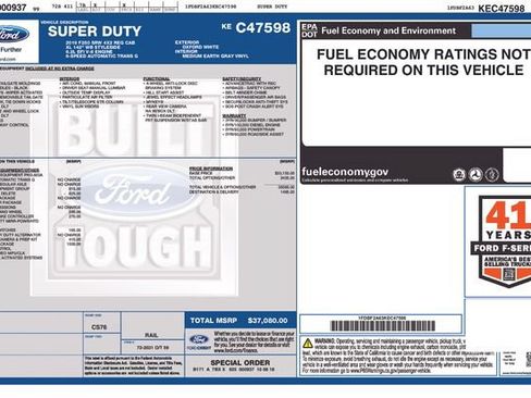 Used 2019 Ford F250 XL w/ XL Value Package RWD image 4