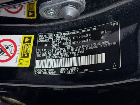 Certified 2019 Toyota Highlander XLE image 38