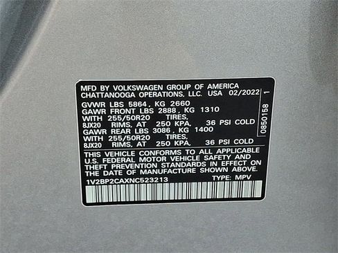 Used 2022 Volkswagen Atlas SEL image 27