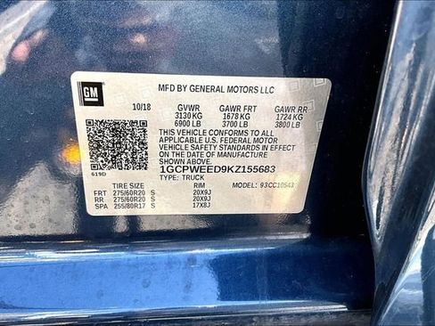 Used 2019 Chevrolet Silverado 1500 LTZ w/ LTZ Plus Package image 20