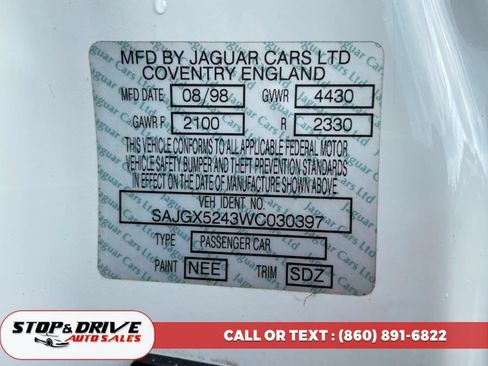 Used 1998 Jaguar XK8 Coupe image 20