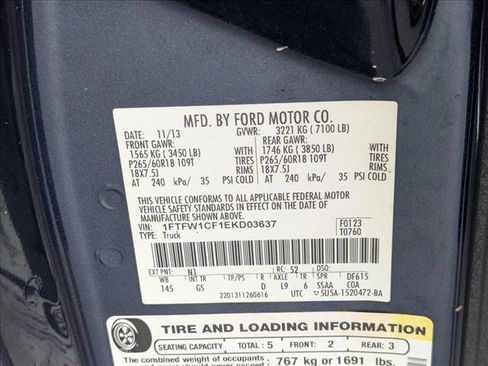 Used 2014 Ford F150 XLT w/ Equipment Group 302A Luxury RWD image 15