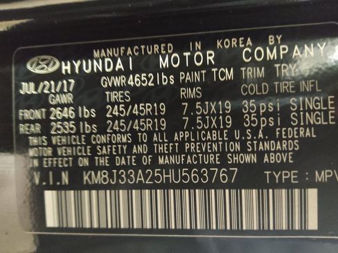 Used 2017 Hyundai Tucson Limited w/ Limited Ultimate Package 03 FWD image 33