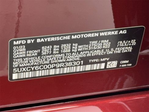 Used 2023 BMW X6 xDrive40i w/ M Sport Package image 58