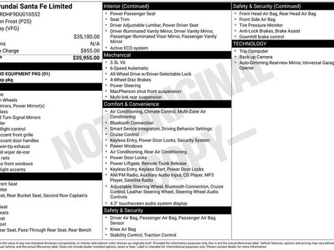 Used 2013 Hyundai Santa Fe Limited image 2