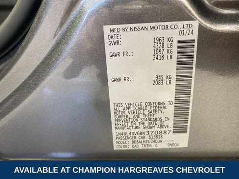 Used 2024 Nissan Altima 2.5 SV image 42