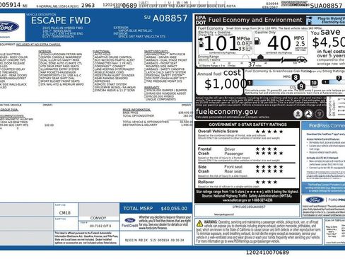 Used 2025 Ford Escape SE FWD image 43