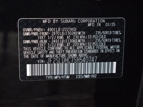 Used 2025 Subaru Forester Sport AWD/4WD image 35