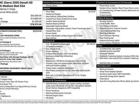 Used 2020 GMC Sierra 2500 Denali w/ Denali Ultimate Package image 39