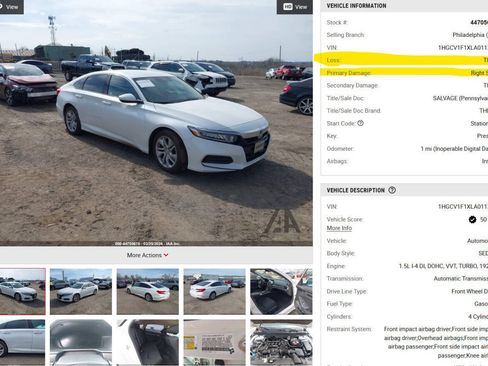 Used 2020 Honda Accord LX image 43