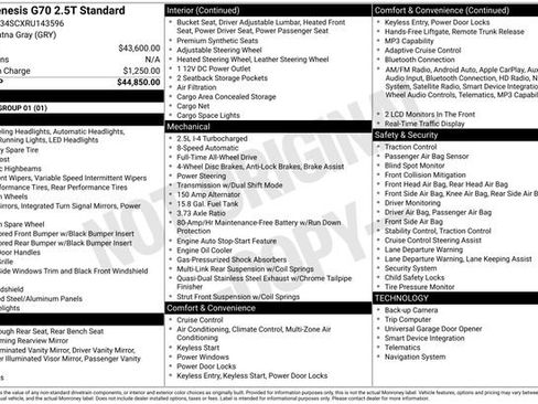 Used 2024 Genesis G70 2.5T image 29