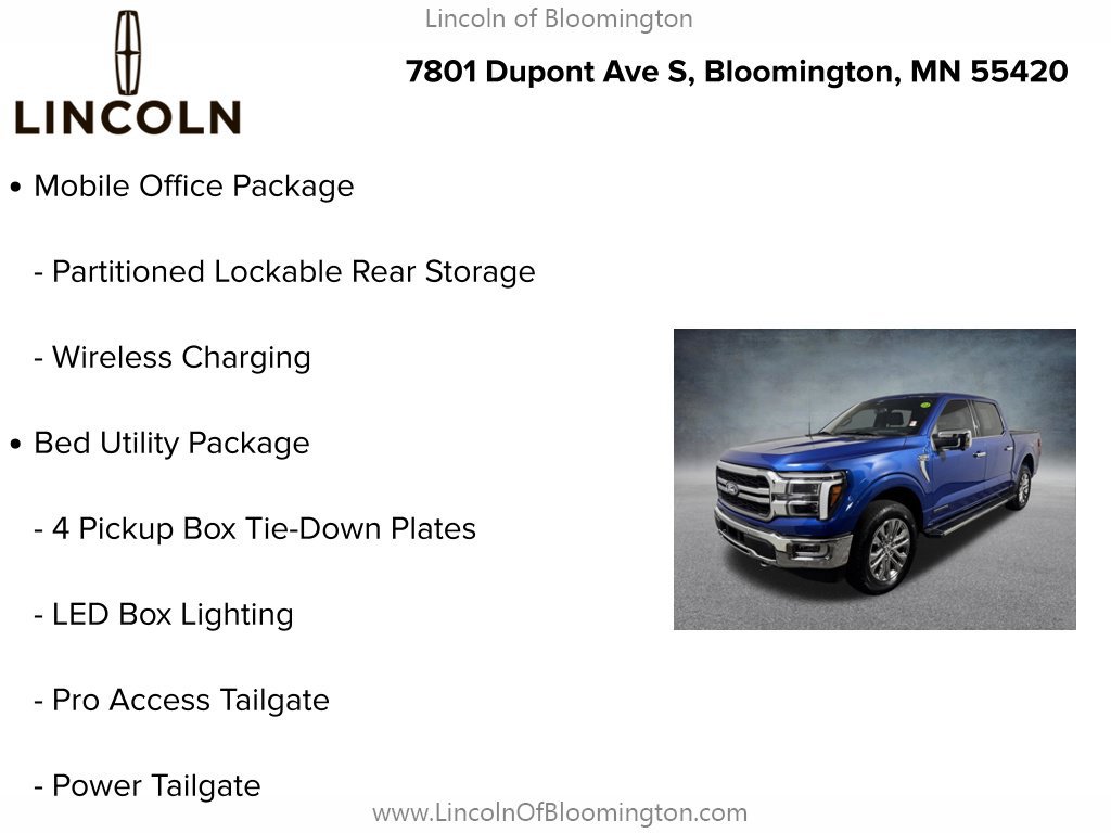 Used 2024 Ford F150 Lariat w/ Equipment Group 502A High AWD/4WD image 9