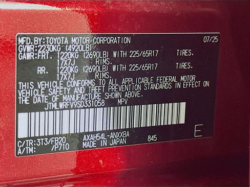 Used 2025 Toyota RAV4 LE image 12