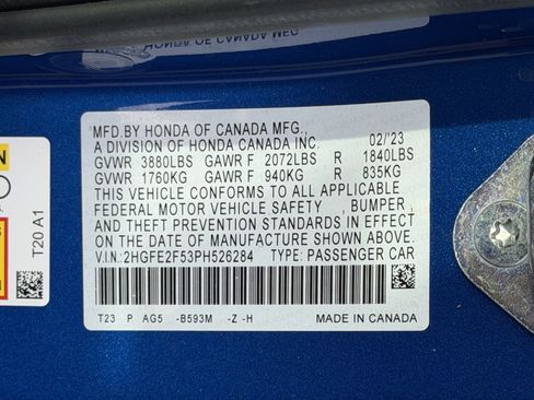 Used 2023 Honda Civic Sport image 22