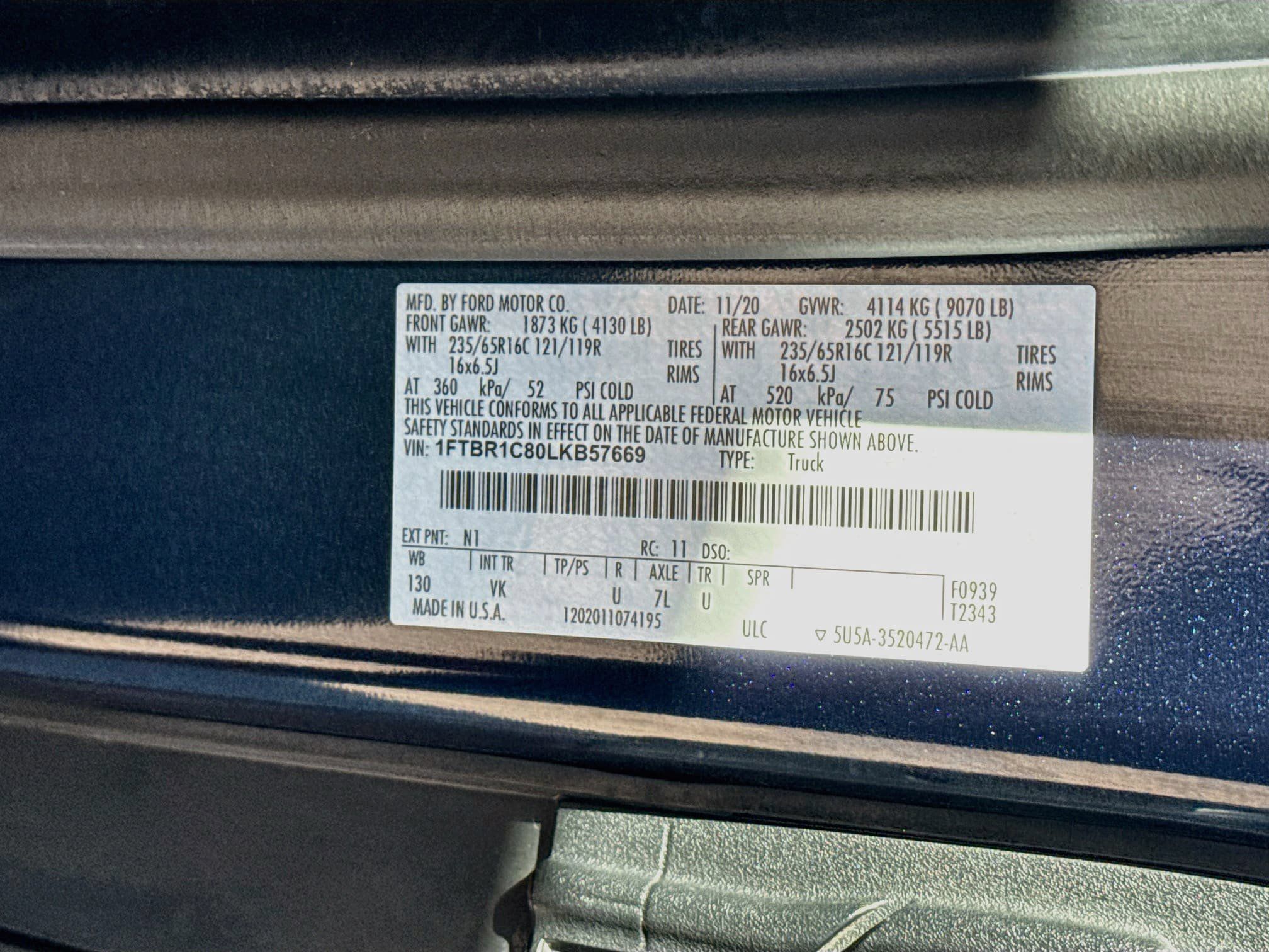 Used 2020 Ford Transit 250 Medium Roof w/ Load Area Protection Package RWD image 29