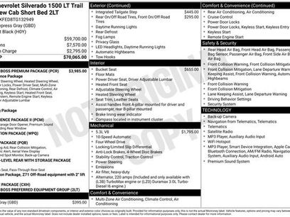 Used 2026 Chevrolet Silverado 1500 LT Trail Boss w/ LT Trail Boss Premium Package