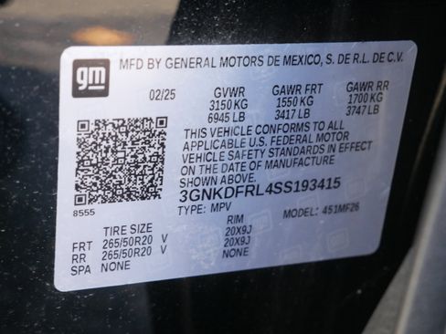 New 2025 Chevrolet Blazer EV AWD Police w/ Remote Keyless Entry Package image 32