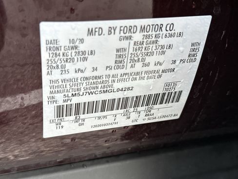 Used 2021 Lincoln Aviator Reserve w/ Class IV Trailer Tow Package RWD image 24
