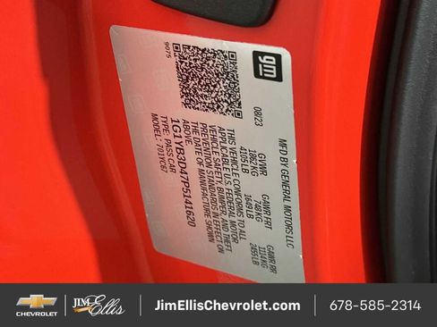 Used 2023 Chevrolet Corvette Stingray Preferred Conv w/ Stealth Interior Trim Package image 64