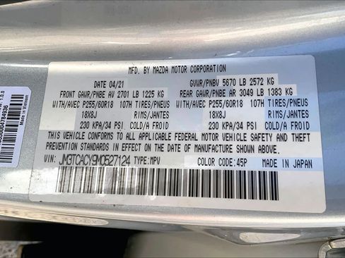 Used 2021 MAZDA CX-9 Touring w/ Touring Premium Package image 32