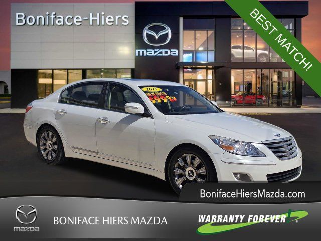 Used 2011 Hyundai Genesis 3.8 w/ Premium Navigation Pkg 3 RWD image 1