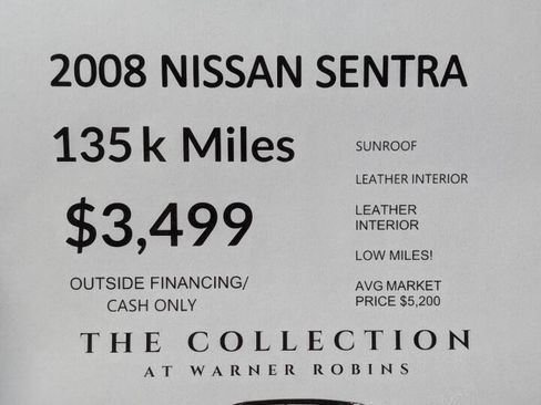 Used 2008 Nissan Sentra 2.0 SL w/ Sunroof Pkg FWD image 2