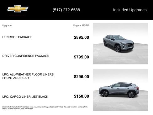 Used 2024 Chevrolet Trax RS w/ Sunroof Package image 5