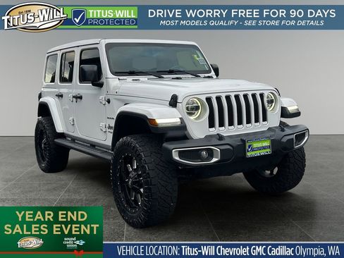 Used 2020 Jeep Wrangler Unlimited Sahara image 1